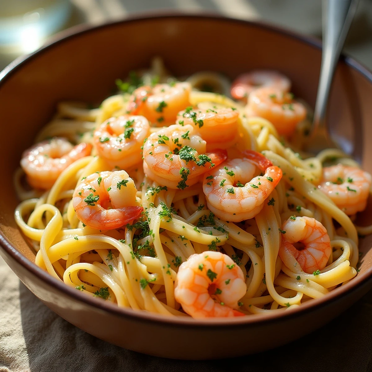 15 Minute Garlic Shrimp Pasta — A Coastal Classic Ready Before the Sun Sets